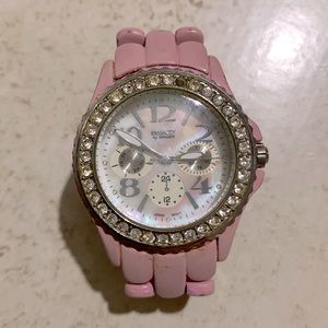 Embassy by Gruen pink watch